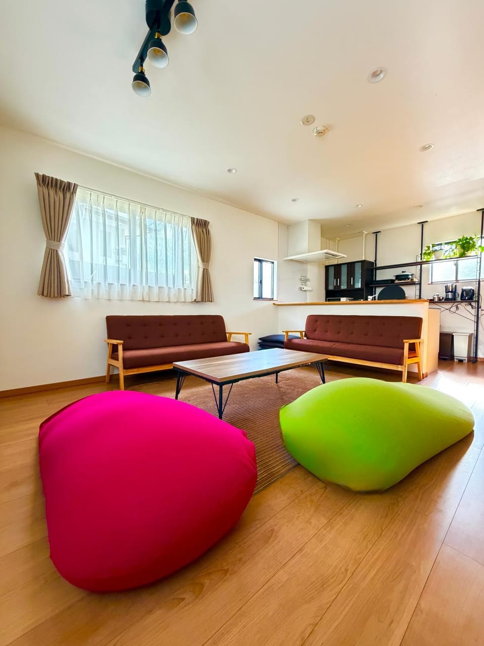 Kitchen or kitchenette, Living room, Dining area