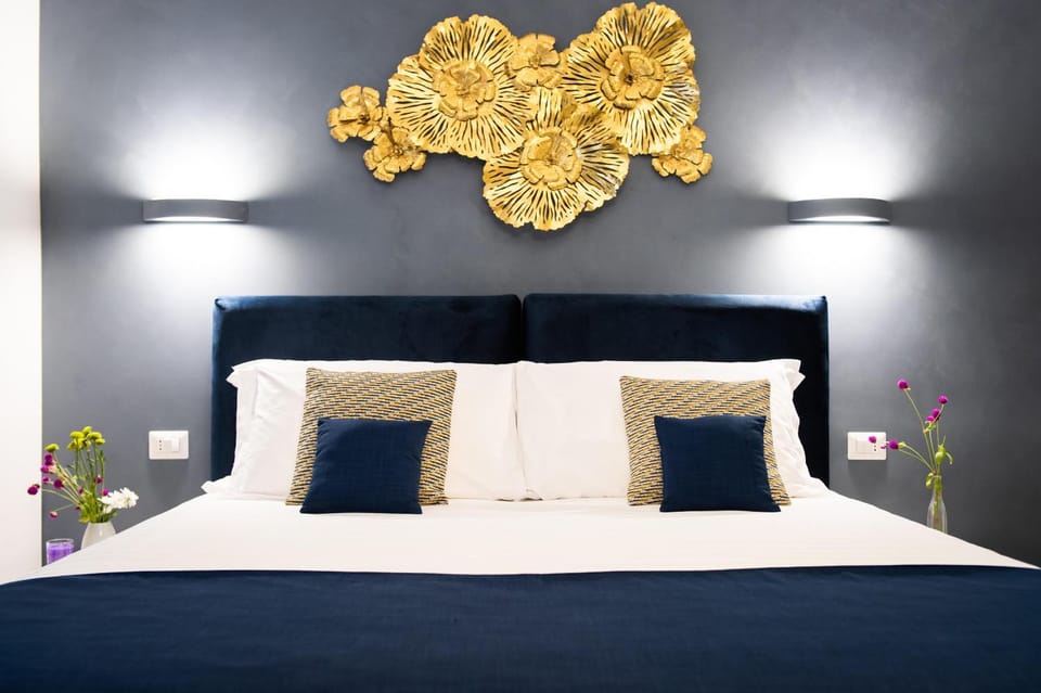 Bed, Decorative detail, Bedroom