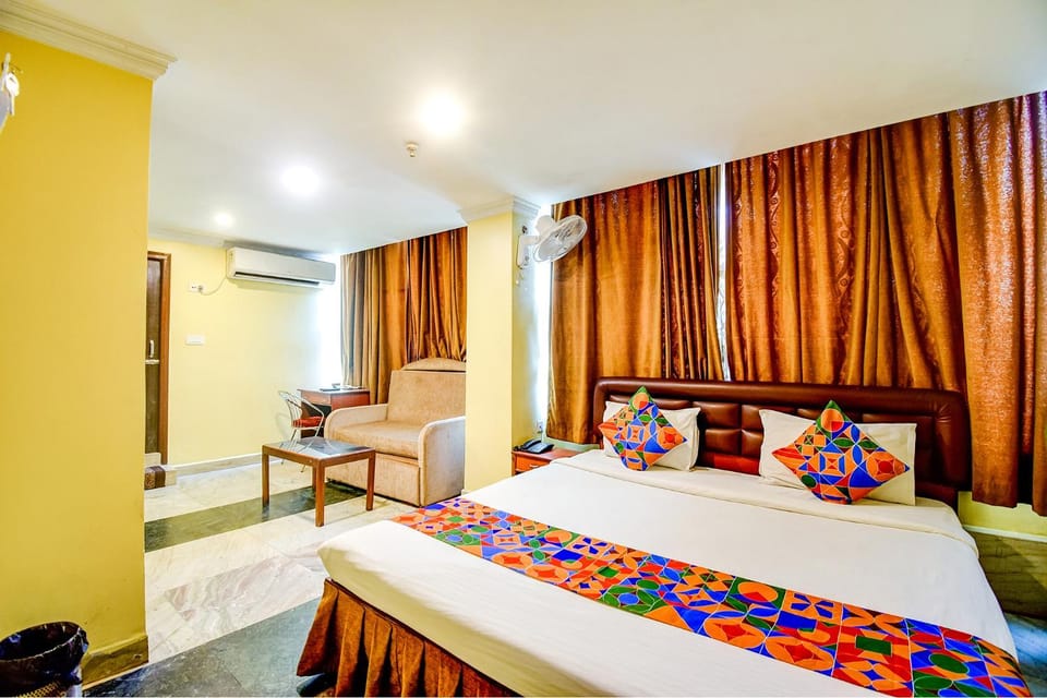 Photo of the whole room, Seating area, Bedroom, air conditioner