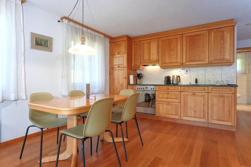 Kitchen or kitchenette, Living room, Seating area, Dining area, oven, stove