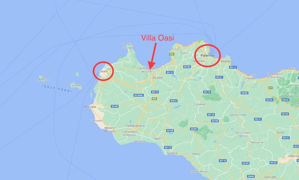 VILLA OASI a 50 mt dalla spiaggia Apartment in Alcamo