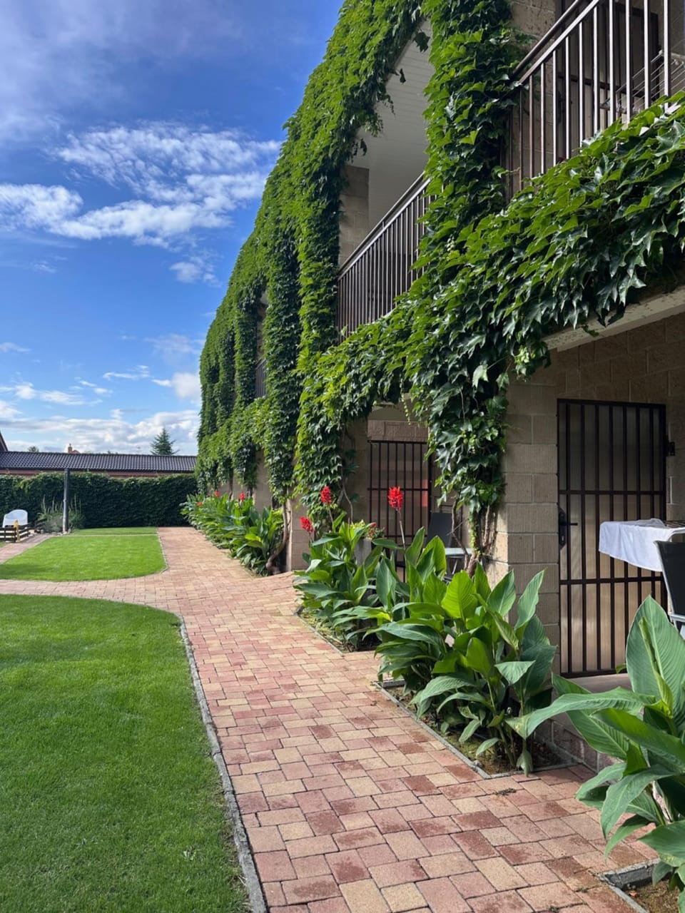 Property building, Garden, Garden view