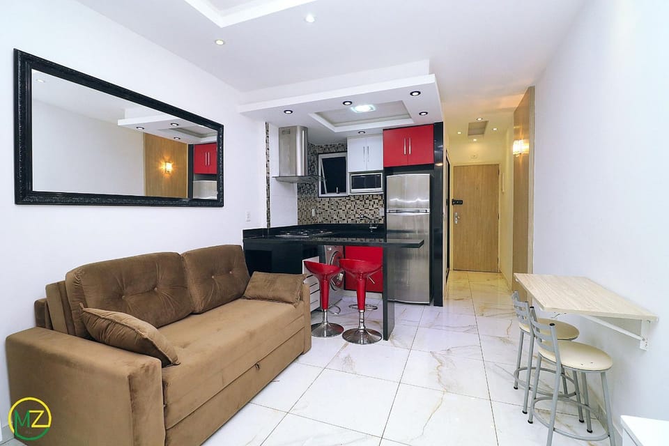 Modern studio at posto 2 in Copacabana Apartment in Rio de Janeiro