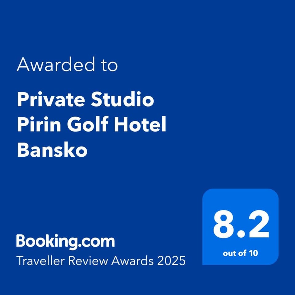 Private Studio Pirin Golf Hotel Bansko Apartment in Blagoevgrad Province