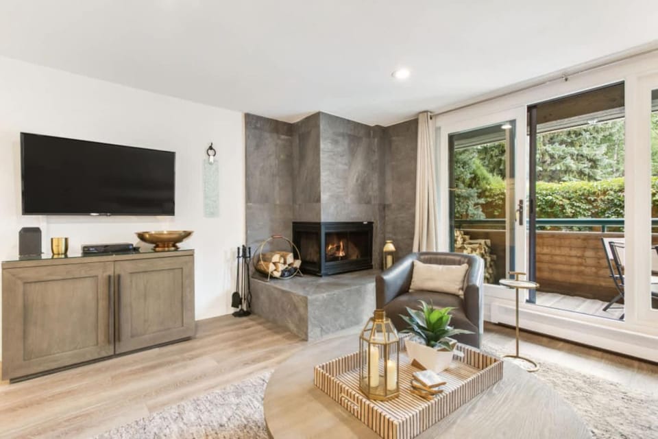 Designer 2 BR on River with Pool - Walk to Town! House in Aspen