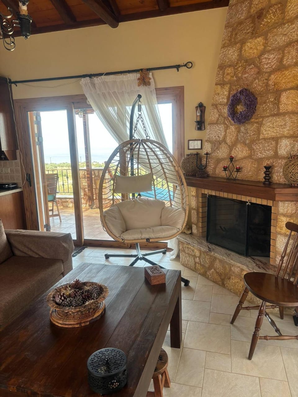 Patio, Day, Natural landscape, View (from property/room), Balcony/Terrace, Dining area, Mountain view, Sea view
