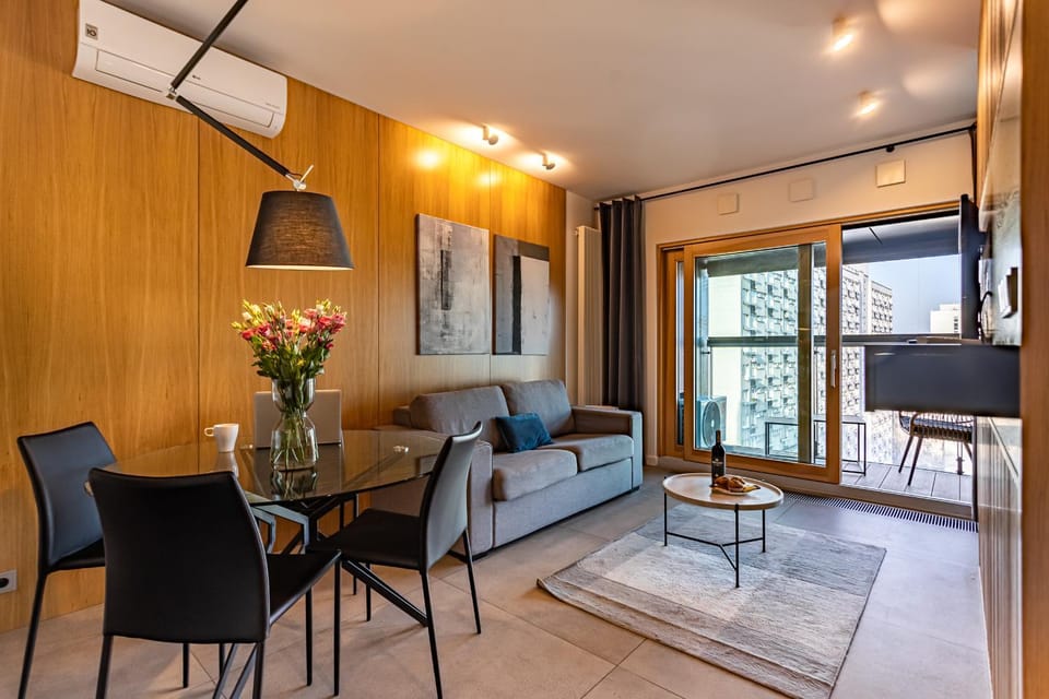 Living room, air conditioner