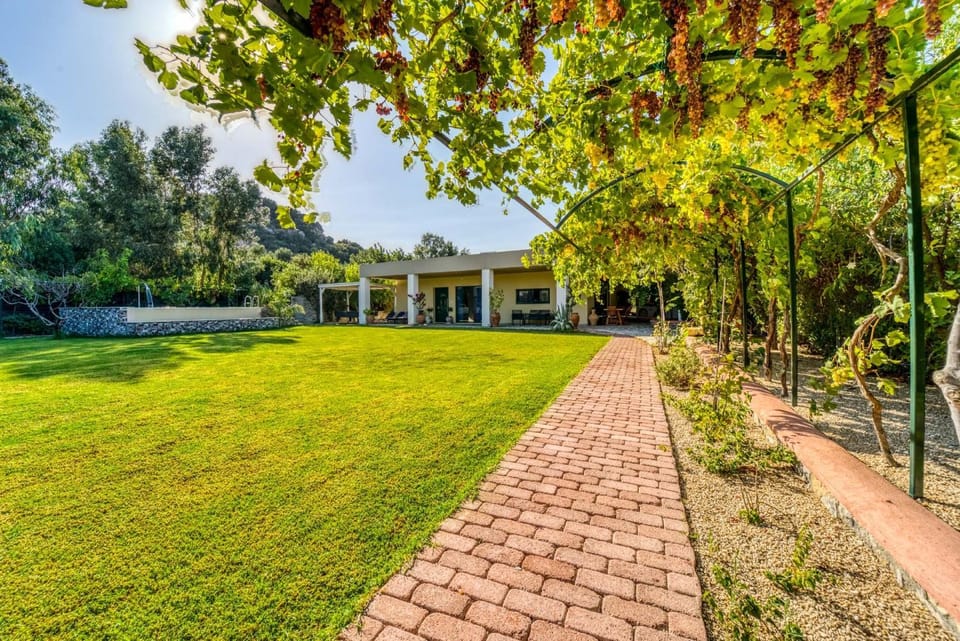 Property building, Day, Natural landscape, Summer, Garden, Balcony/Terrace, Garden view, Swimming pool