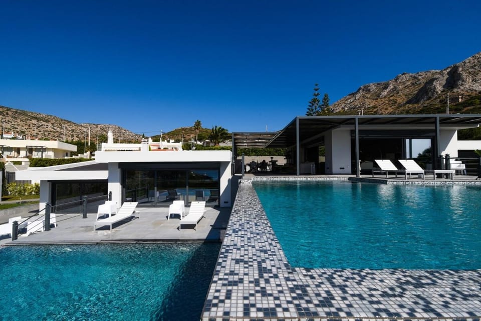 Black Diamond Luxury Beachfront Villa Selenia Villa in East Attica Regional Unit, Greece