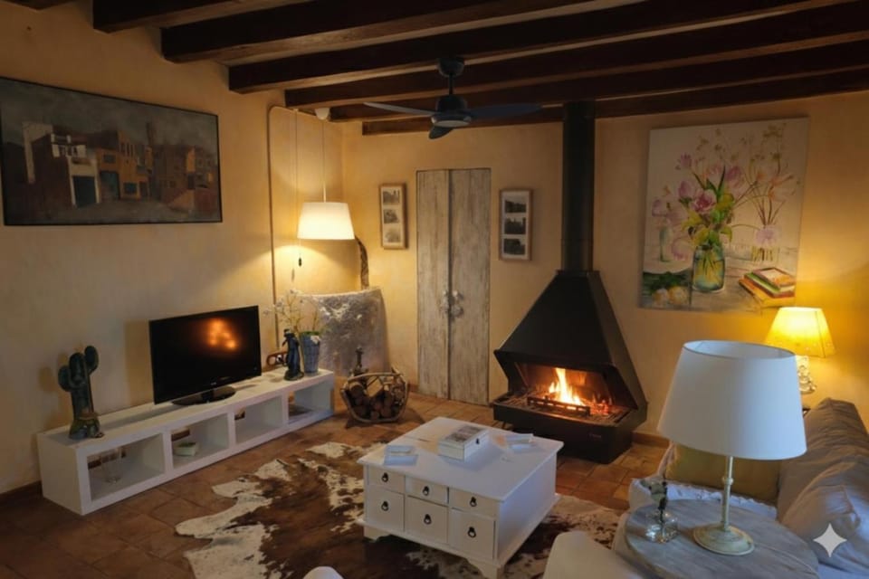 TV and multimedia, Living room, fireplace
