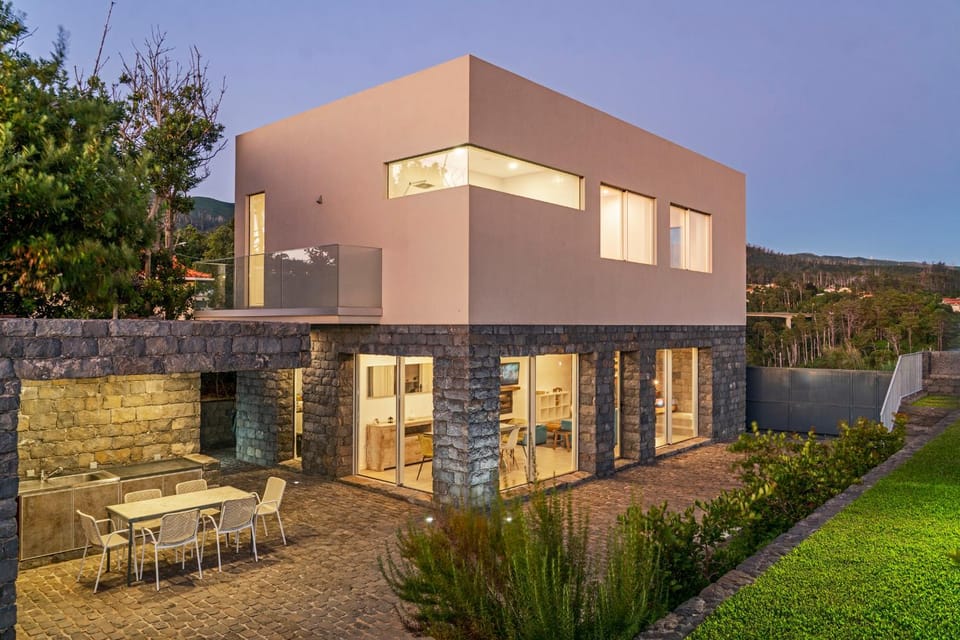 Property building, On site, Sunset