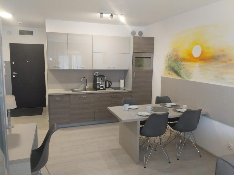 Coffee/tea facilities, Kitchen or kitchenette, Photo of the whole room, Dining area