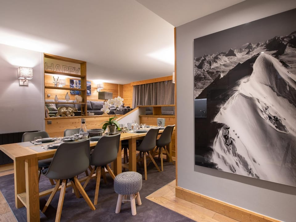 Appartement à Courchevel 1850, 3 chambres, 6 pers., parking Apartment in Saint-Bon-Tarentaise