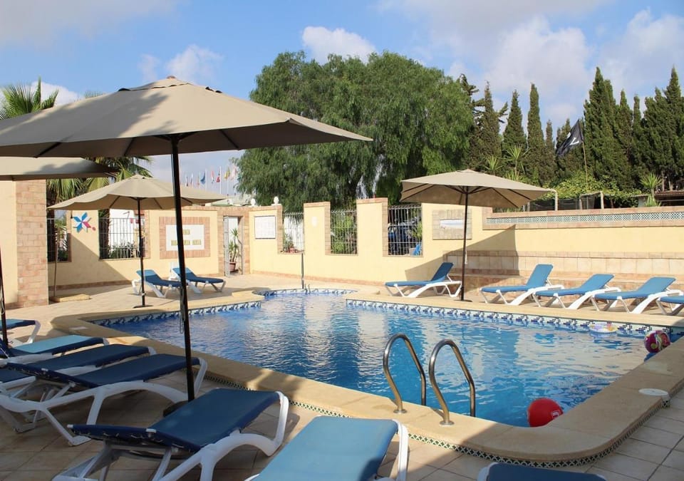 Summer, On site, Swimming pool, Sunrise
