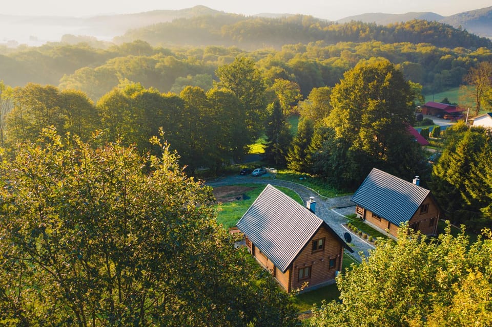 Property building, Natural landscape, Bird's eye view, Mountain view