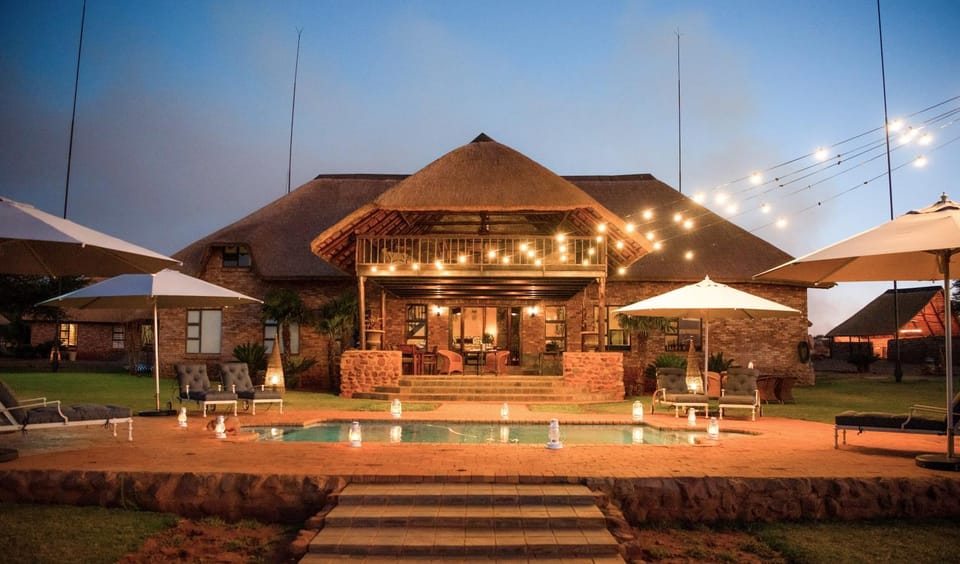 Swimming pool, Sunset