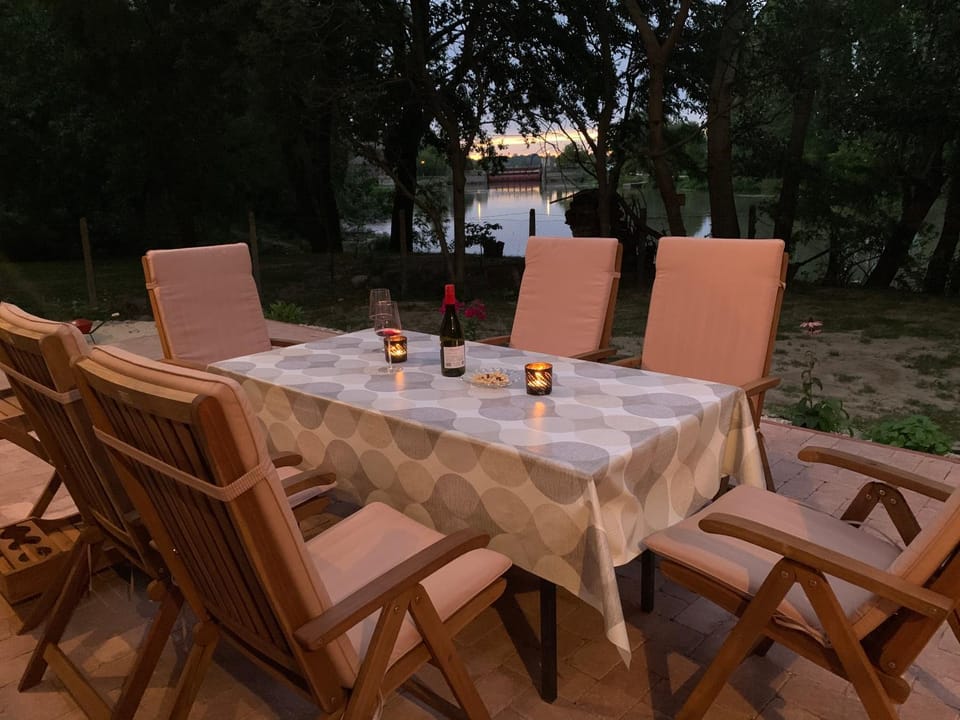 Patio, River view