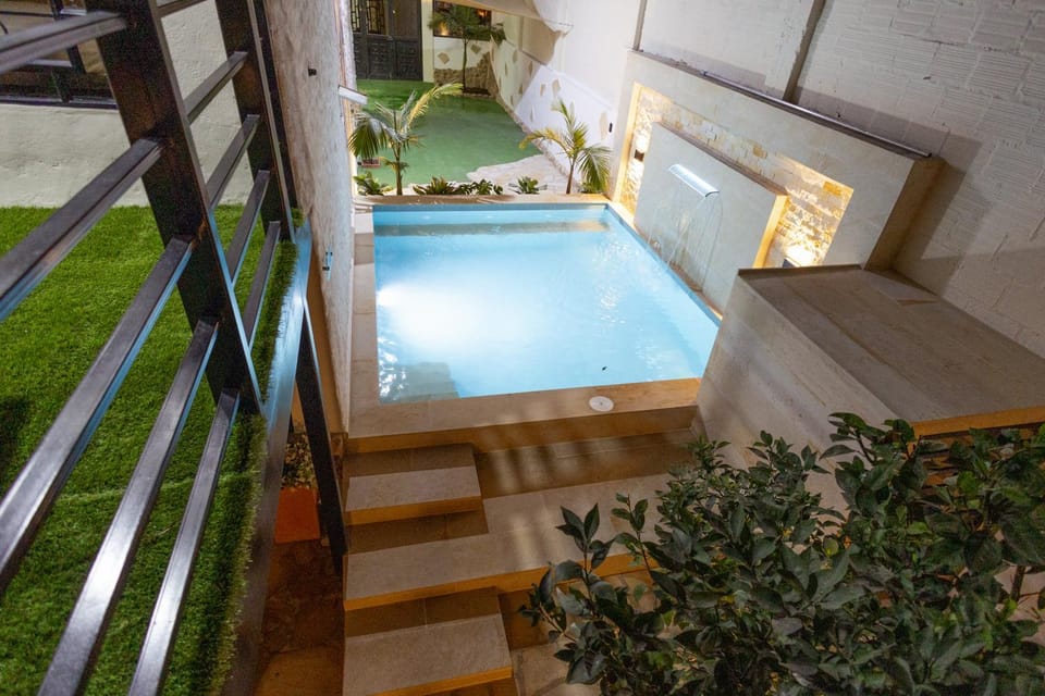 Patio, Pool view