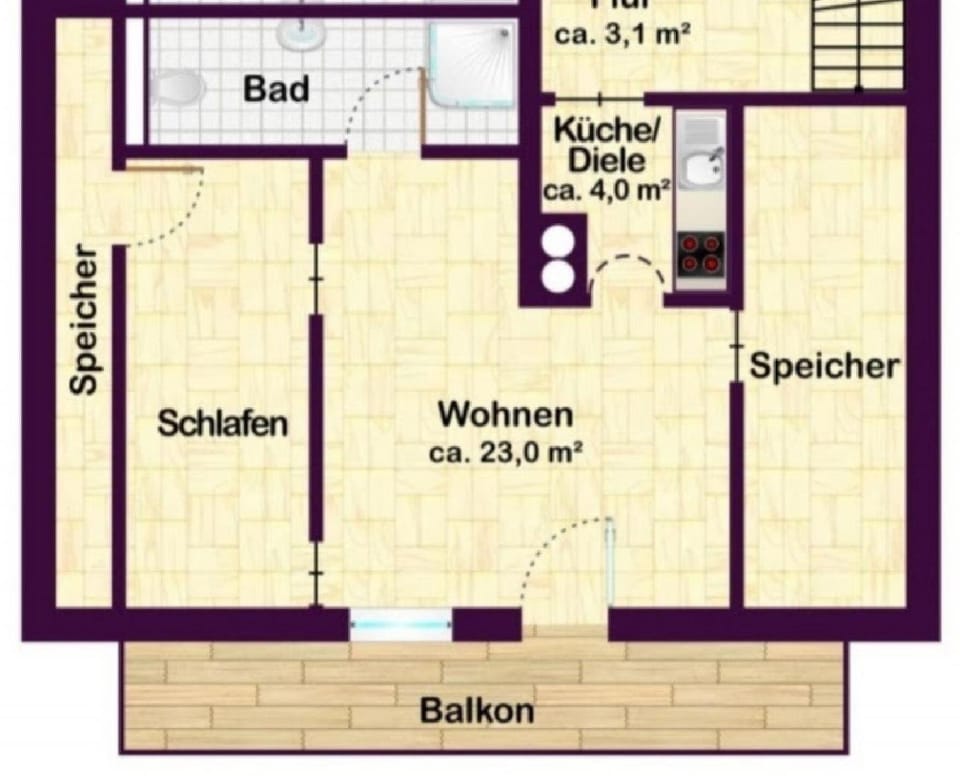 Ferienwohnung Emilia mit Bergblick (Osten) Apartment in Ruhpolding