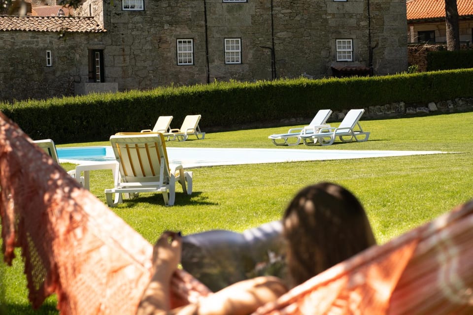 Property building, Spring, Day, People, Garden, Garden view, Pool view, Swimming pool, group of guests, sunbed