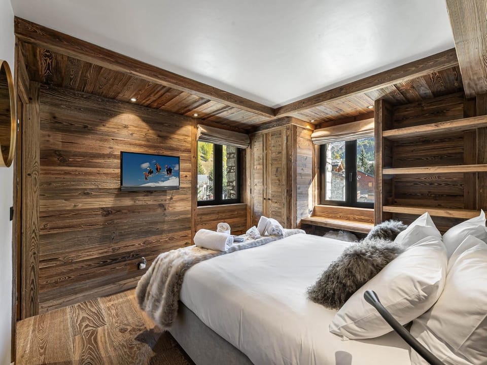 Appartement spacieux de 100m² pour 8 pers., 4 chambres, Val d'Isère - Cheminée, parking, animaux admis - FR-1-567-62 Apartment in Val dIsere