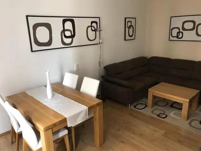 Living room, Seating area, Dining area