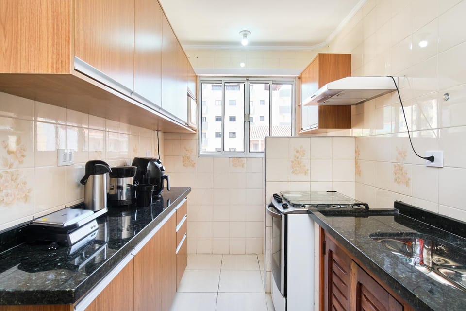 Apartamento a 100 metros da praia, bem localizado, com ar condicionado e Wi-fi - 14 - Edifício Lenamar II Apartment in Ubatuba
