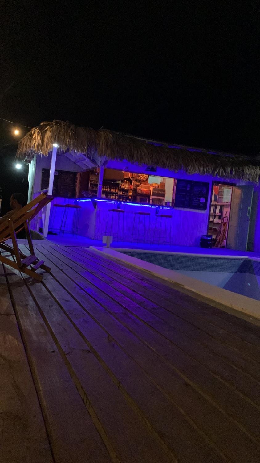 Night, Swimming pool