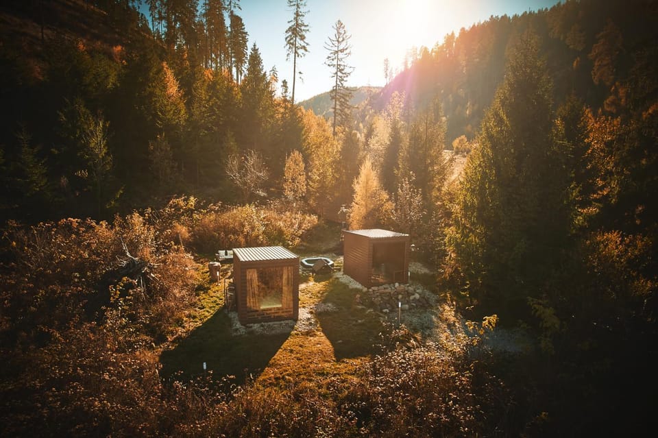 Škandinávske domčeky-lesná sauna a ubytovanie Chalet in Slovakia