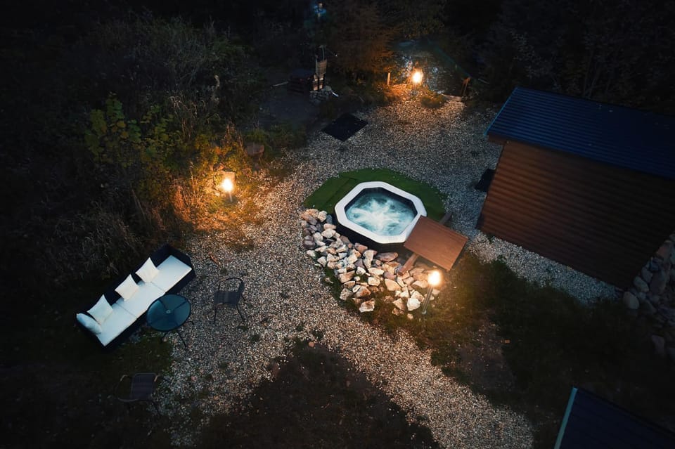 Škandinávske domčeky-lesná sauna a ubytovanie Chalet in Slovakia