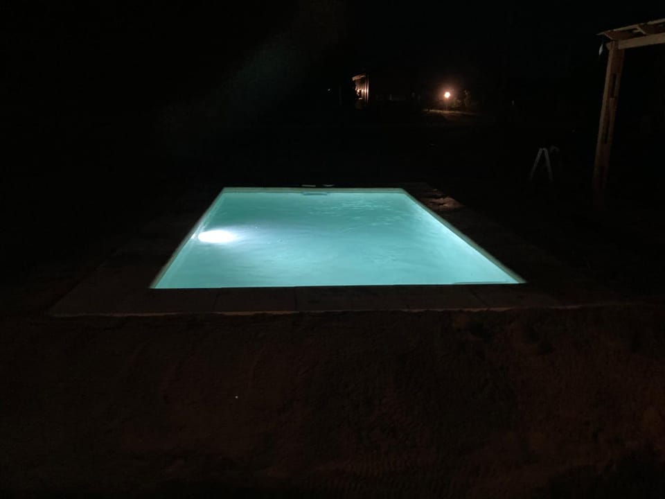 Night, Pool view