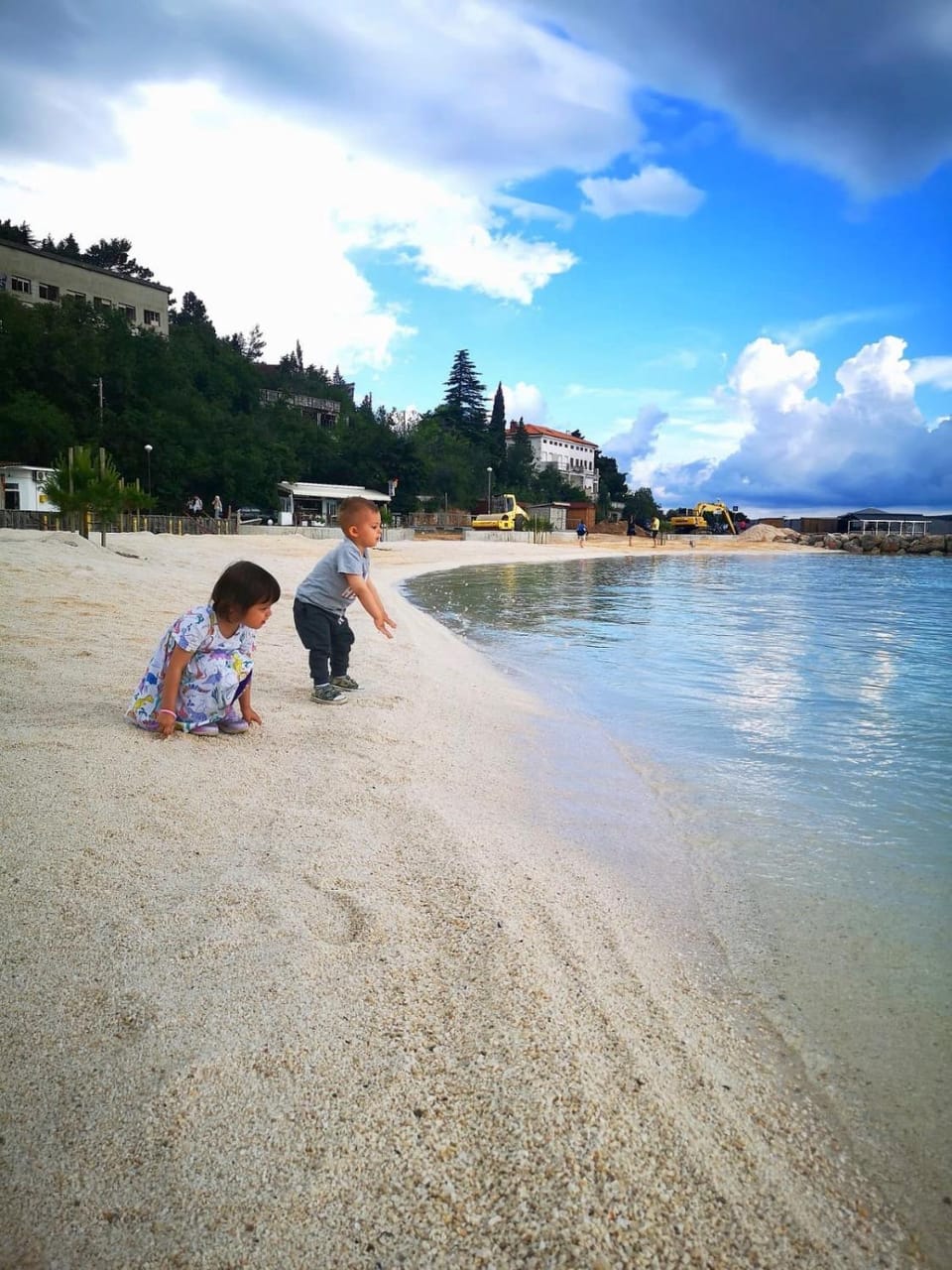 Beach, children