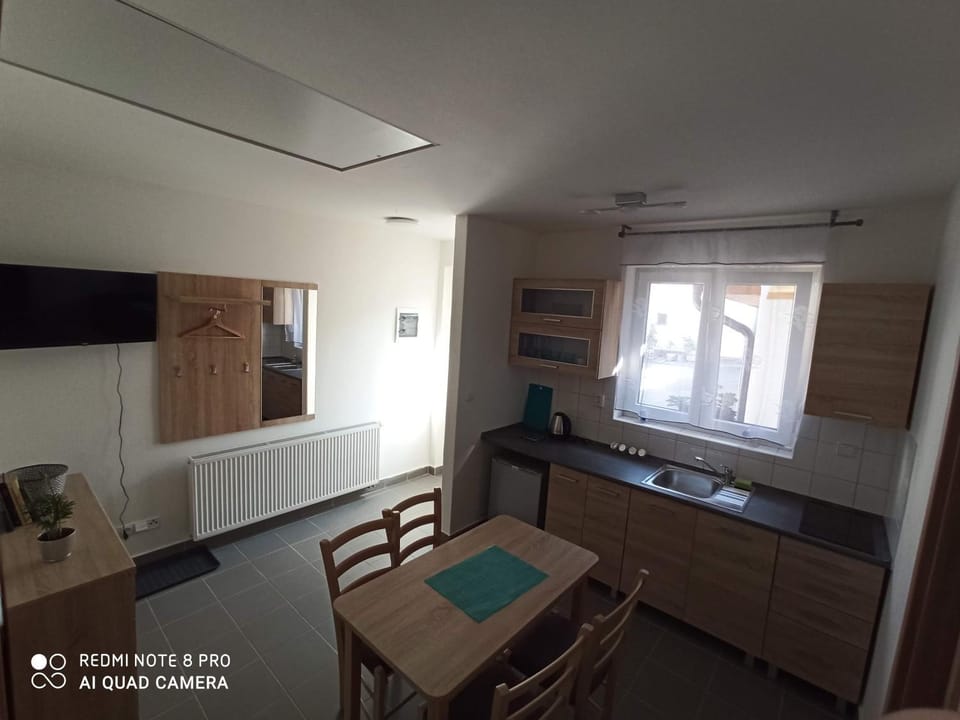 Kitchen or kitchenette, Dining area, stove