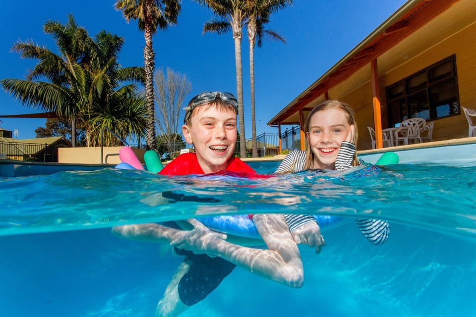 Swimming pool, older children