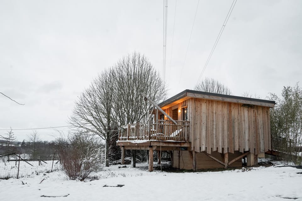 La Cabane Ofuro Nature lodge in Dinant