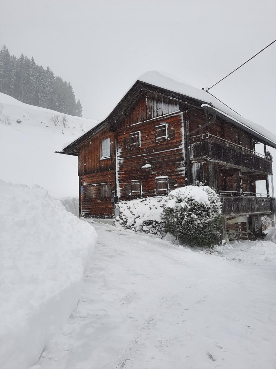 Property building, Winter