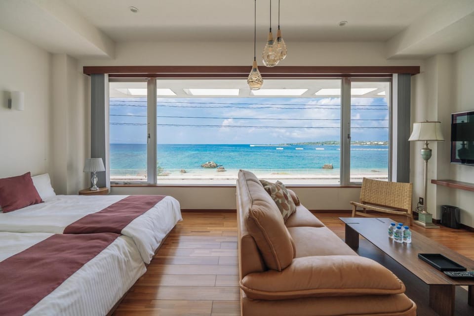 Living room, Photo of the whole room, Sea view