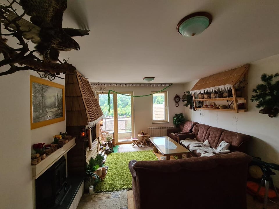 Living room, Seating area, Dining area, flat iron