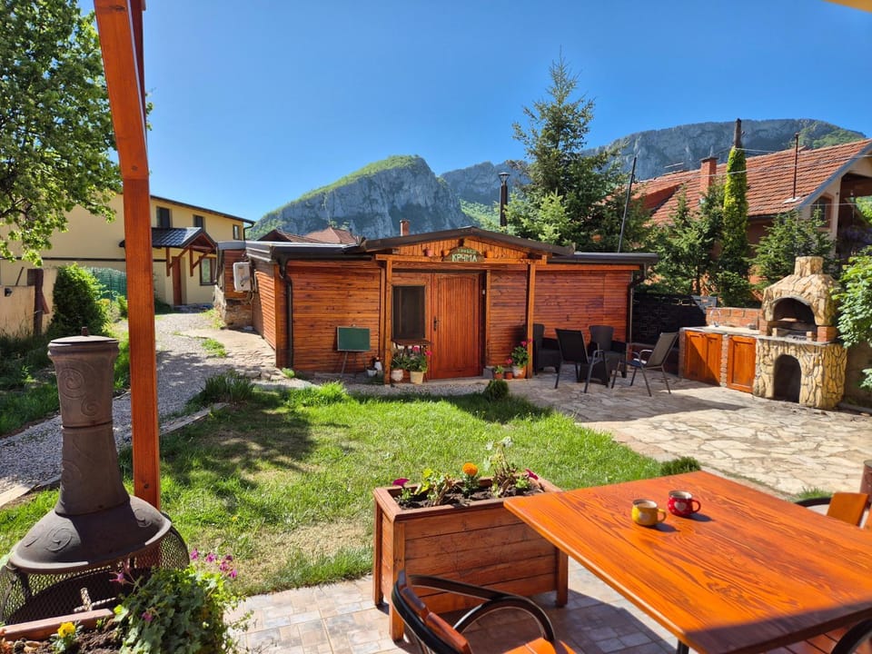 Property building, Spring, Natural landscape, Garden view, Mountain view