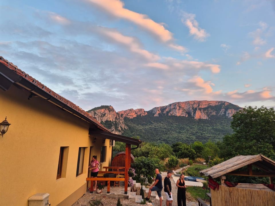 Property building, Natural landscape, Mountain view