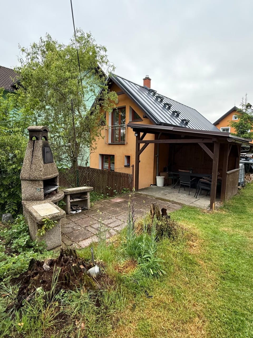 Property building, Garden, Garden view