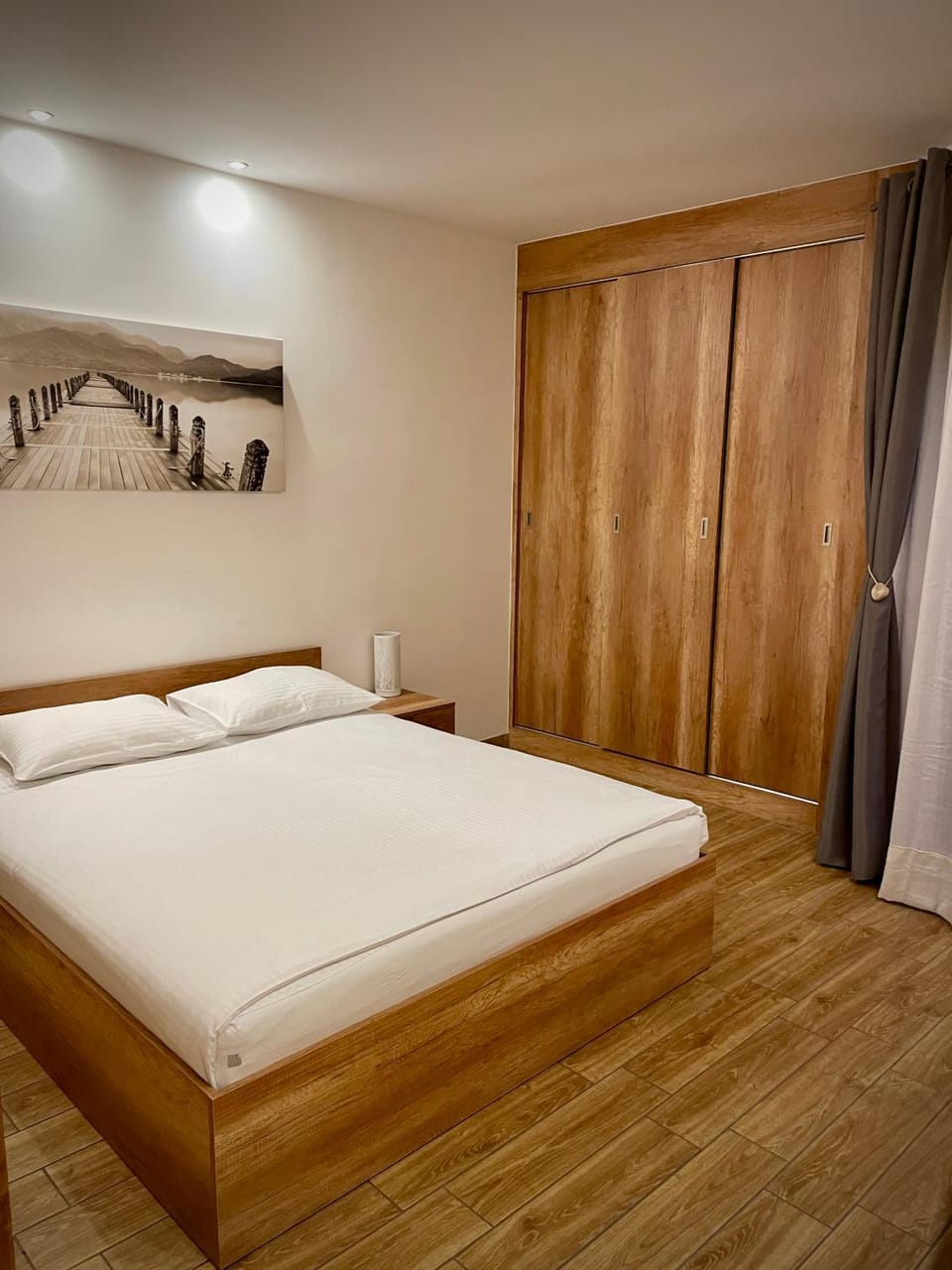Bed, Photo of the whole room, Bedroom, wardrobe