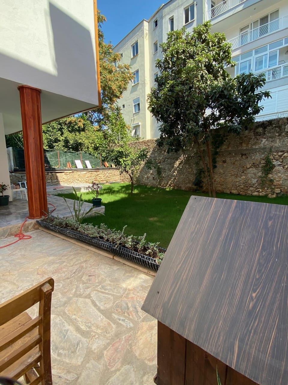 Patio, Garden, Garden view