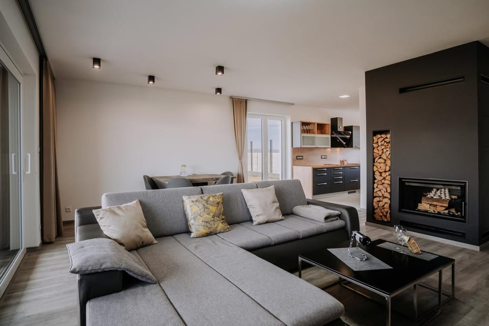 Living room, Seating area, fireplace