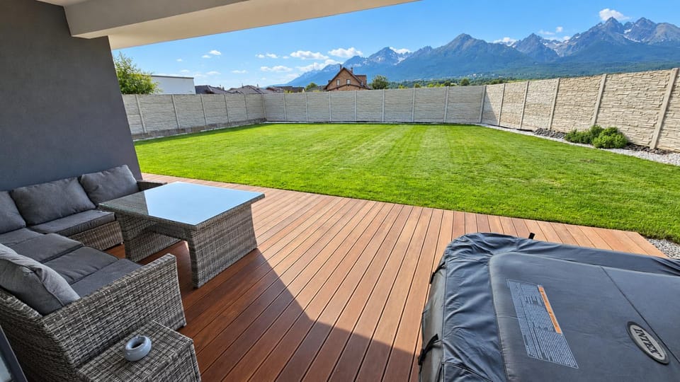 Summer, Garden, Hot Tub, View (from property/room), Balcony/Terrace, Balcony/Terrace, Garden view, Garden view, Mountain view, Mountain view