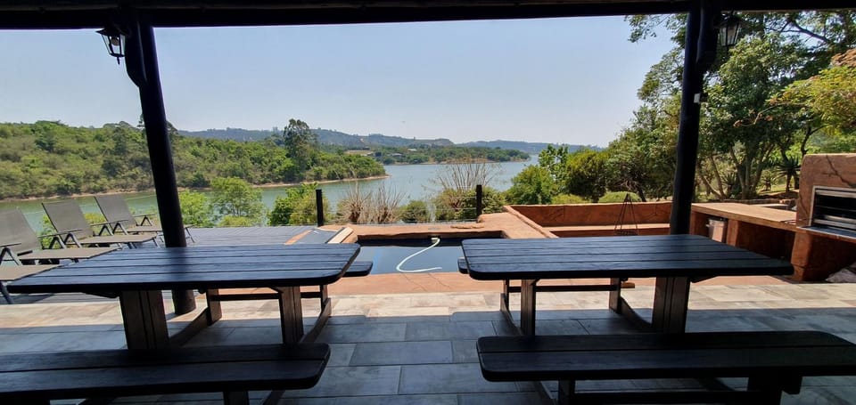 Patio, Lake view, Pool view