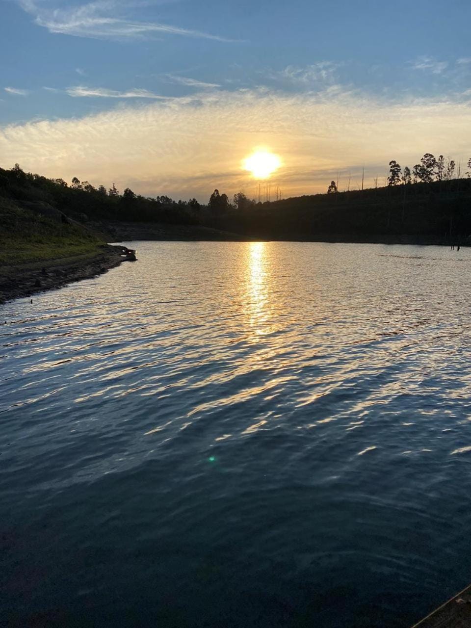 Lake view, Sunset