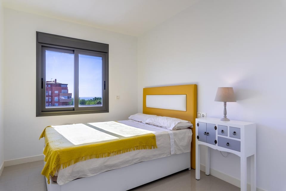 Property building, Living room, Bedroom