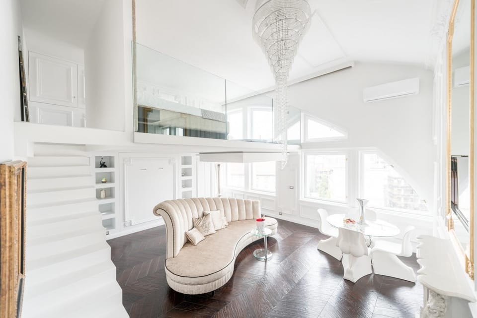 Living room, air conditioner