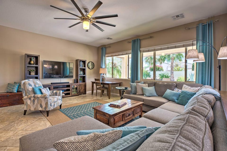 Modern Azure Home w/ Beautiful Patio, Pool & Spa! House in Goodyear